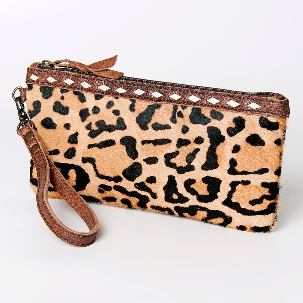 American Darling Wristlet Genuine Leather Women Bag W. Handbag Purse –