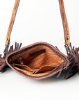 American Darling ADBGZ599 Crossbody Saddle Blanket Genuine Leather Women Bag Western Handbag Purse