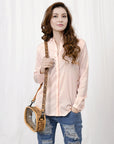 American Darling ADBGZ602 Clear Bag Hand Tooled Genuine Leather Women Bag Western Handbag Purse