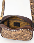 American Darling ADBGZ604 Crossbody Hand Tooled Genuine Leather Women Bag Western Handbag Purse