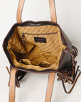 ADBGZ605 American Darling Hand Tooled Genuine Leather Women Bag Western Handbag Purse