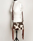 American Darling ADBGZ606 Crossbody Hair-On Genuine Leather Women Bag Western Handbag Purse