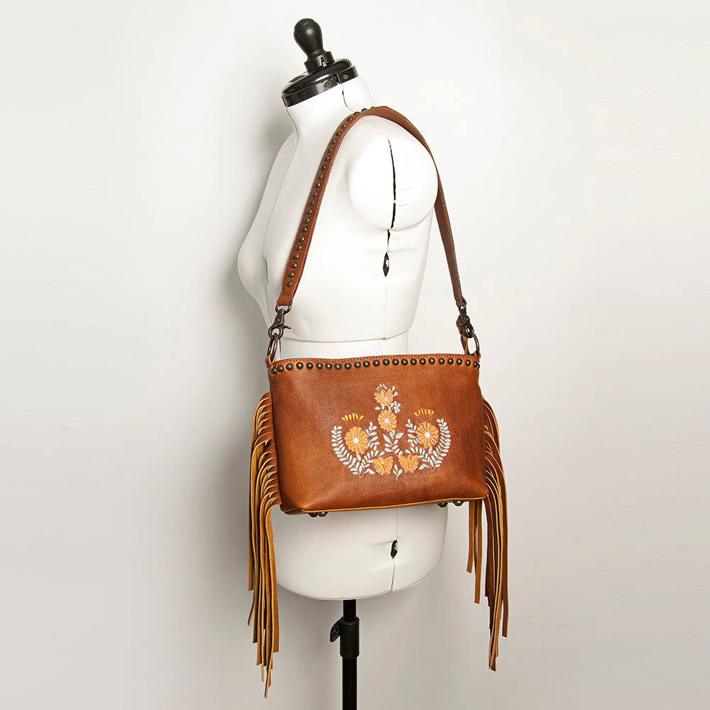 American Darling ADBGZ613 Small Crossbody Genuine Leather Women Bag Western Handbag Purse