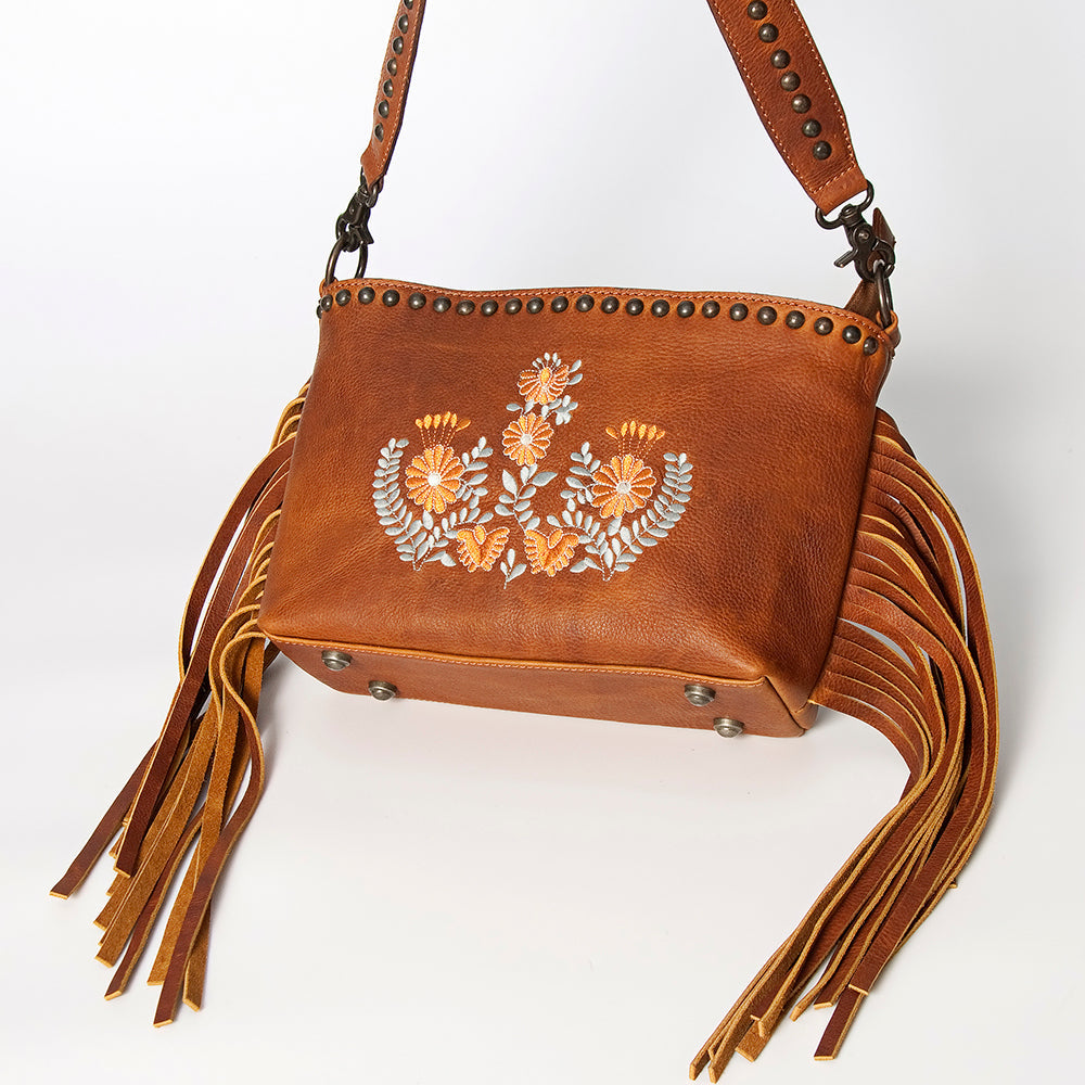 American Darling ADBGZ613 Small Crossbody Genuine Leather Women Bag Western Handbag Purse