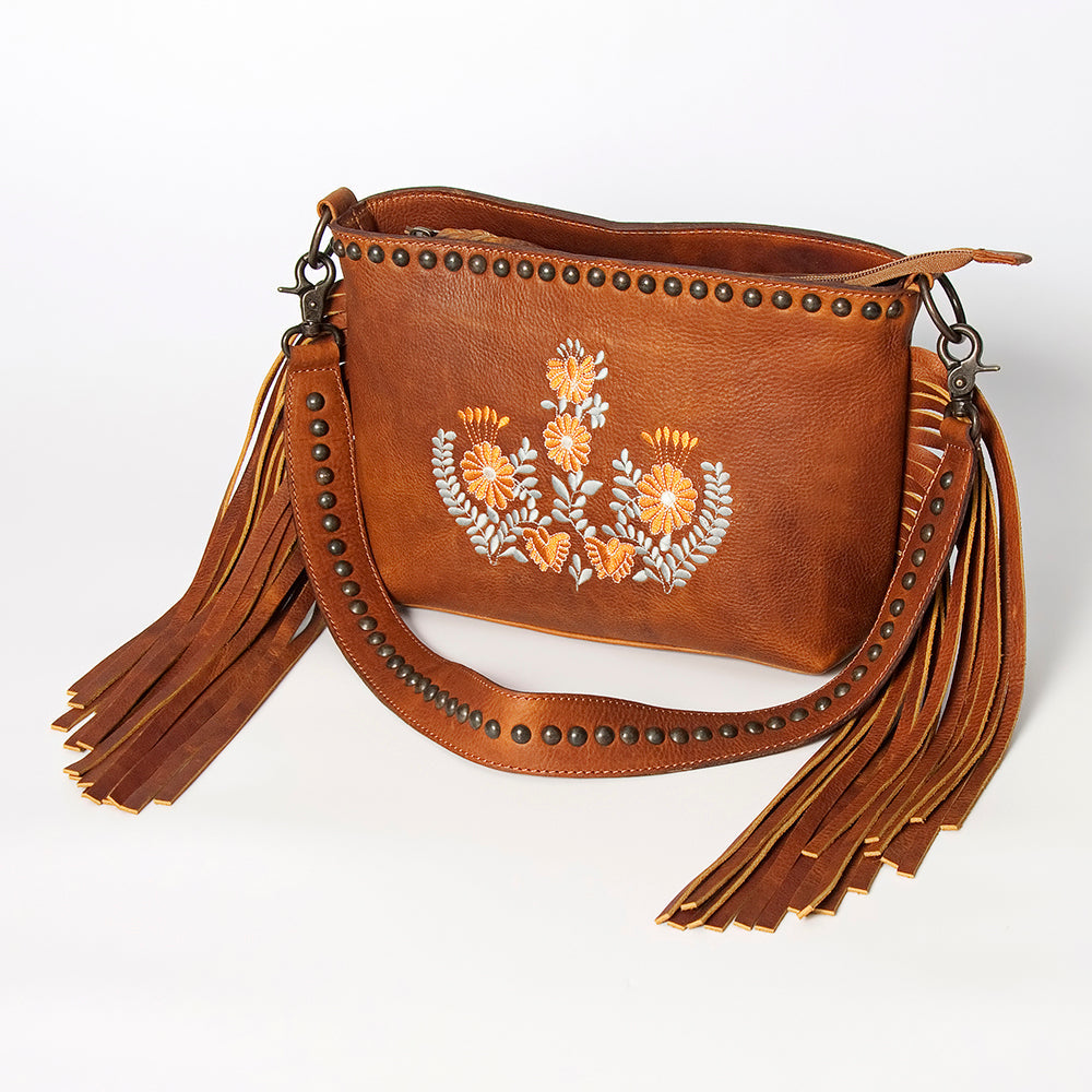 American Darling ADBGZ613 Small Crossbody Genuine Leather Women Bag Western Handbag Purse