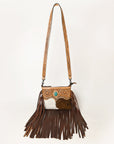 American Darling Cross Body Hand Tooled Hair on-Genuine Leather Western Women Bag Handbag Purse | Crossbody for |Cute