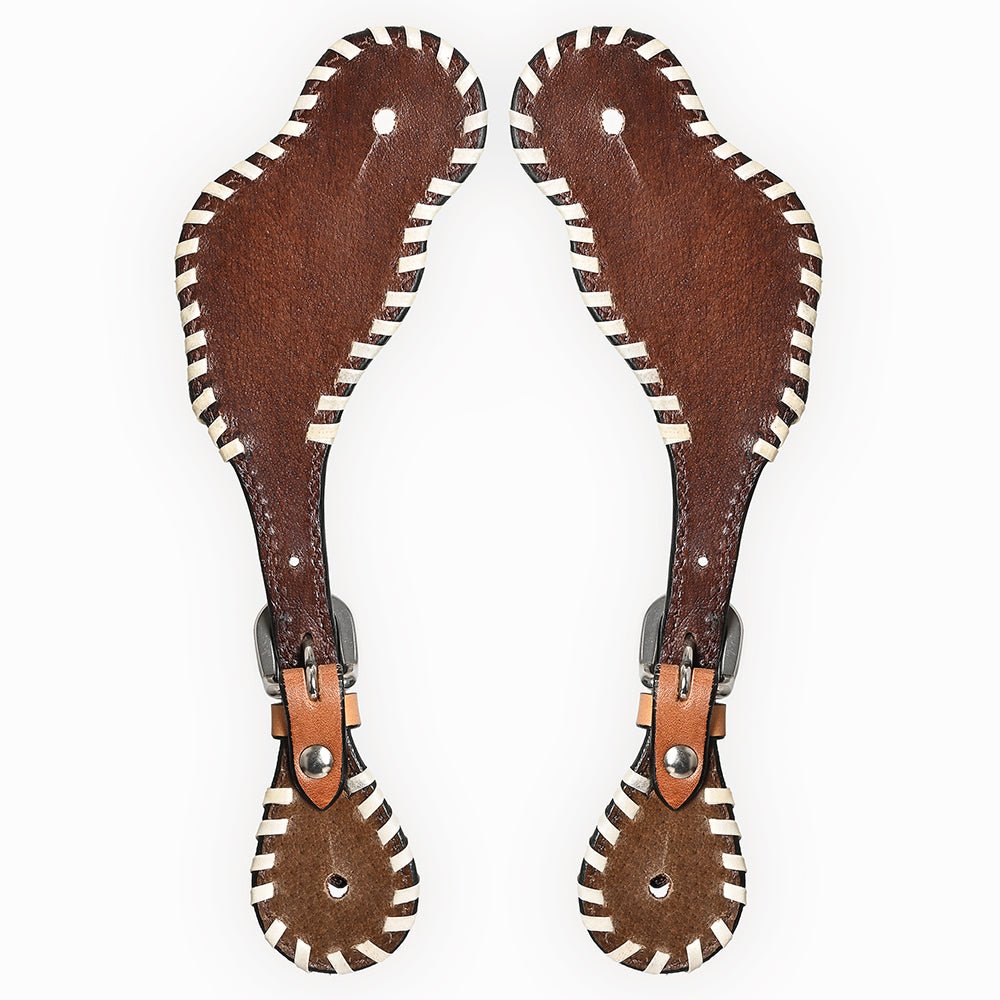 Durable Handcrafted PremiumLeather Spur Straps For Women Western Riding Show Rodeo