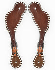 Durable Handcrafted PremiumLeather Spur Straps For Women Western Riding Show Rodeo