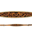 Bar H Equine American Leather Horse Saddle Tack One Ear Headstall | Breast Collar | Browband Headstall | Wither Strap | Tack Set BER256