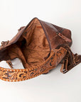 Hobo Hair On Saddle Blanket Genuine Leather Western Bag For Women