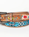 American Darling Beautifully Hand Tooled Genuine American Leather Belt Men and  Women