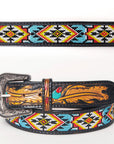 American Darling Beautifully Hand Tooled Genuine American Leather Belt Men and  Women