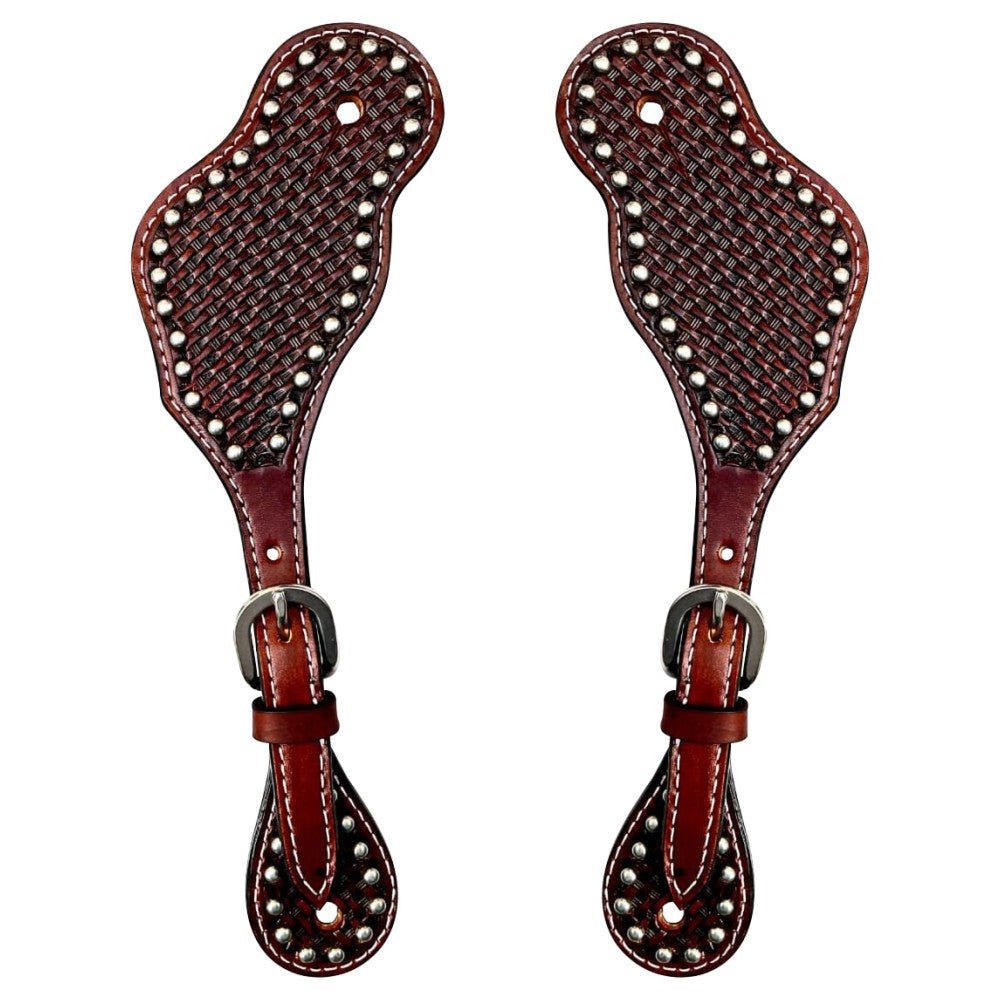 Durable Handcrafted PremiumLeather Spur Straps For Women Western Riding Show Rodeo