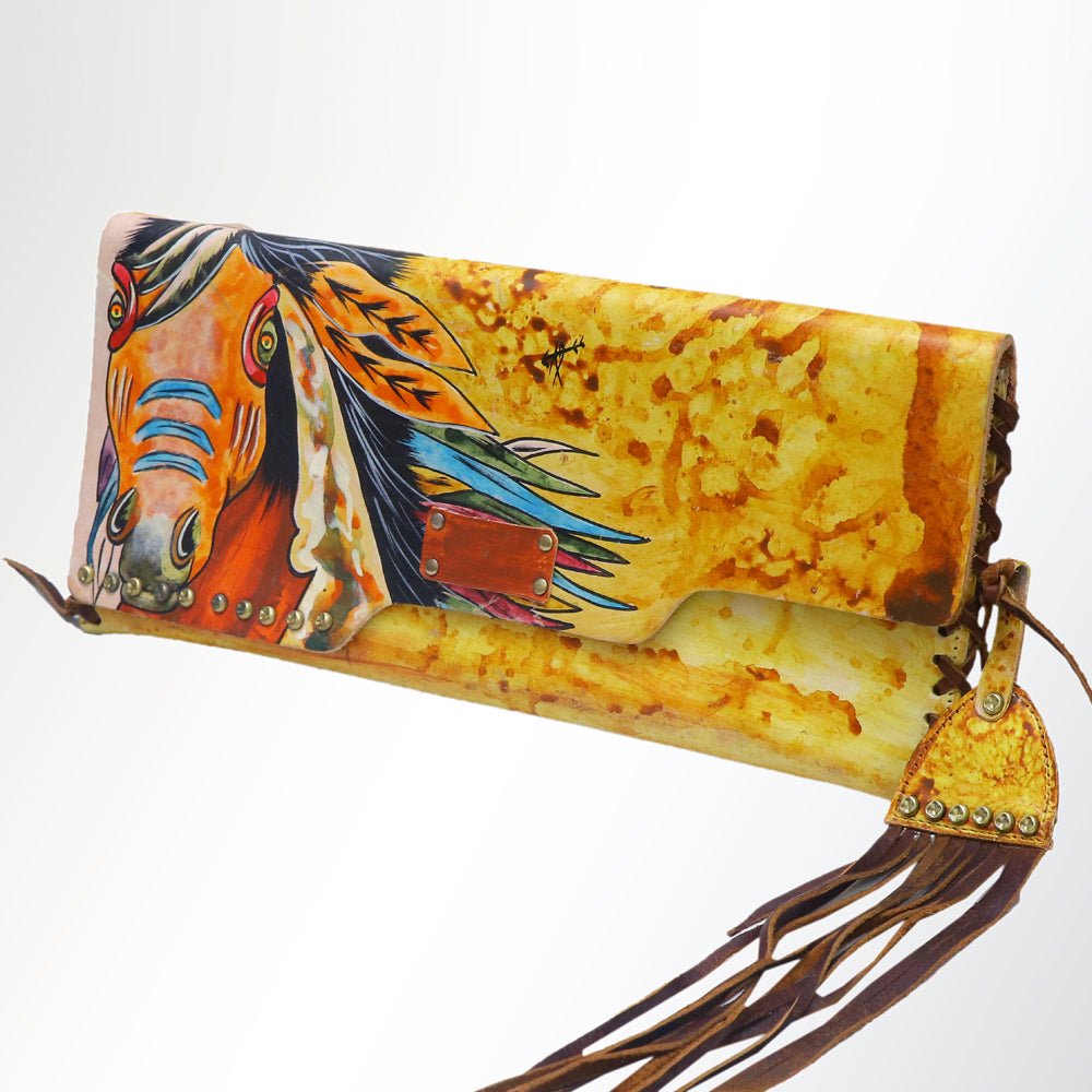 American Darling Envelope Genuine Leather Women Bag Western Handbag Purse