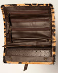 American Darling Jewelry Case Hair On Genuine Leather women bag western handbag purse