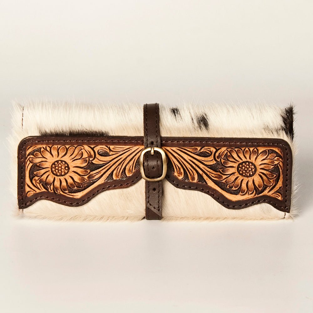 American Darling Jewelry Case Hair On Genuine Leather women bag western handbag purse