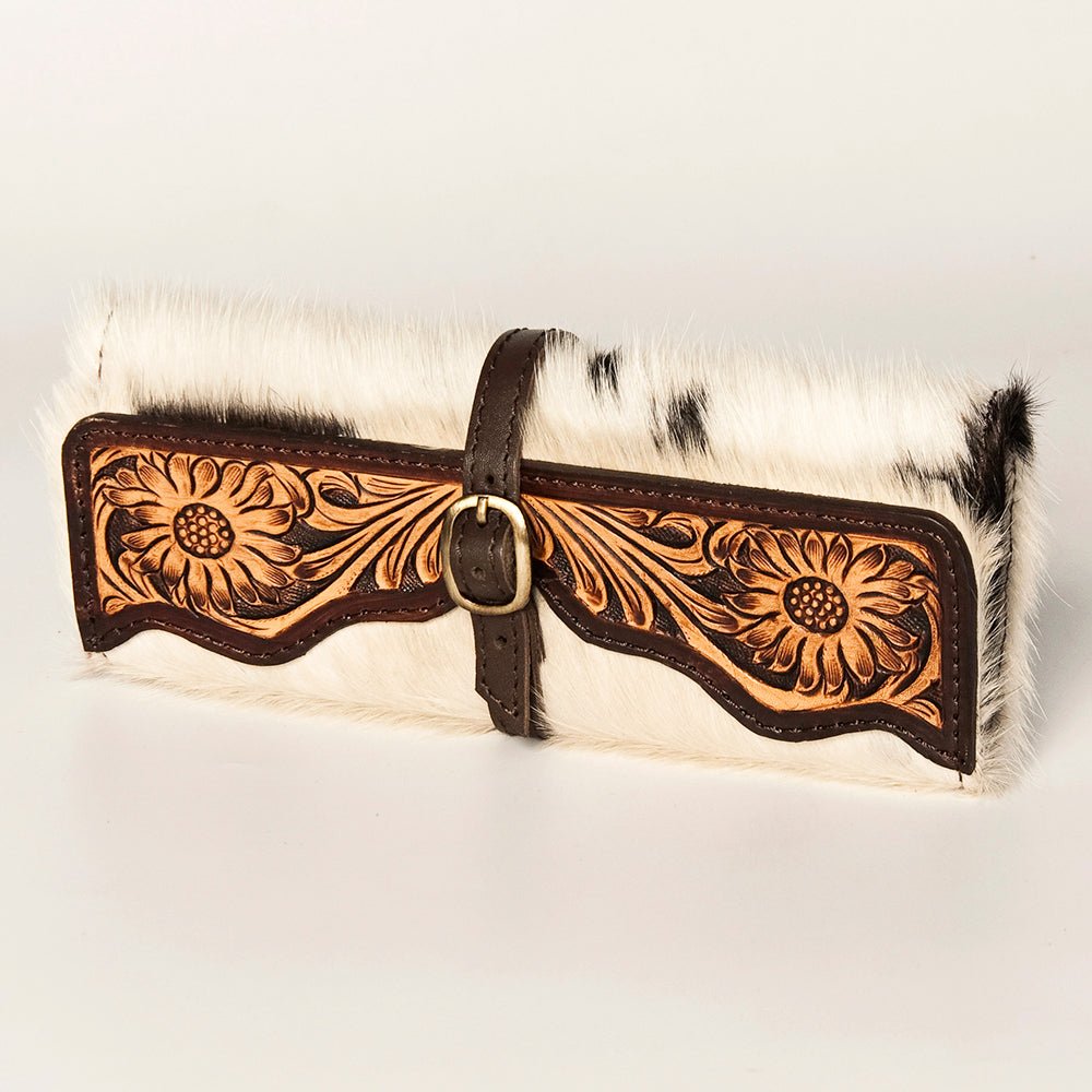 American Darling Jewelry Case Hair On Genuine Leather women bag western handbag purse