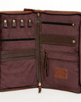 American Darling Jewelry Case Hand Tooled Hair On Genuine Leather women bag western handbag purse