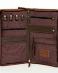 American Darling Jewelry Case Hand Tooled Hair On Genuine Leather women bag western handbag purse
