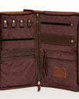 American Darling Jewelry Case Hand Tooled Hair On Genuine Leather women bag western handbag purse