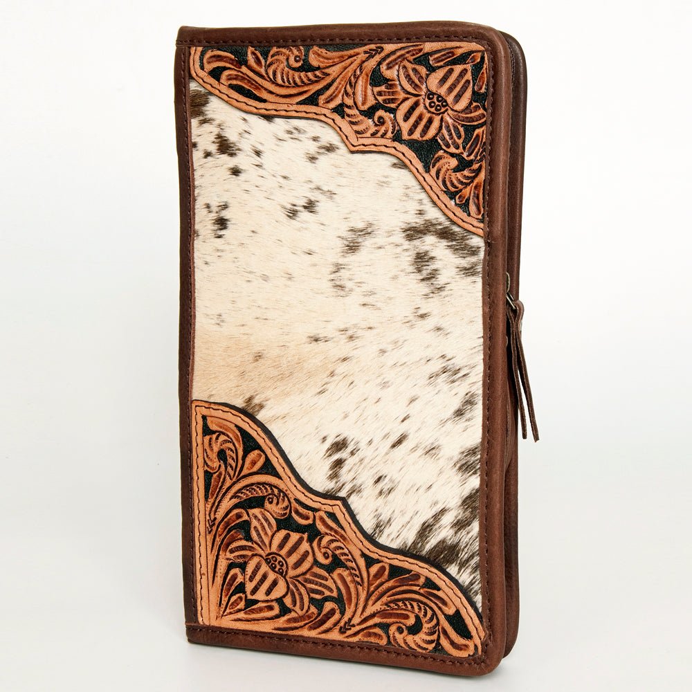 American Darling Jewelry Case Hand Tooled Hair On Genuine Leather women bag western handbag purse