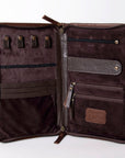 American Darling Jewelry Case Hand Tooled Hair On Genuine Leather women bag western handbag purse