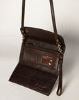 American Darling Wallet Hand Tooled Genuine Leather women bag western handbag purse