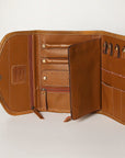 American Darling Jewelry Case Hair On Genuine Leather women bag western handbag purse
