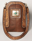 American Darling Hand Tooled Genuine Leather Women Bag Western Handbag Purse