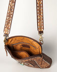 American Darling Hand Tooled Genuine Leather Women Bag Western Handbag Purse