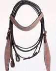 Comfytack Western Horse Saddle Genuine Leather Trail Roping Ranch Tack Set