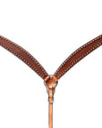 Bar H Equine American Leather Horse Saddle Tack One Ear Headstall | Breast Collar | Browband Headstall | Wither Strap | Tack Set BER260