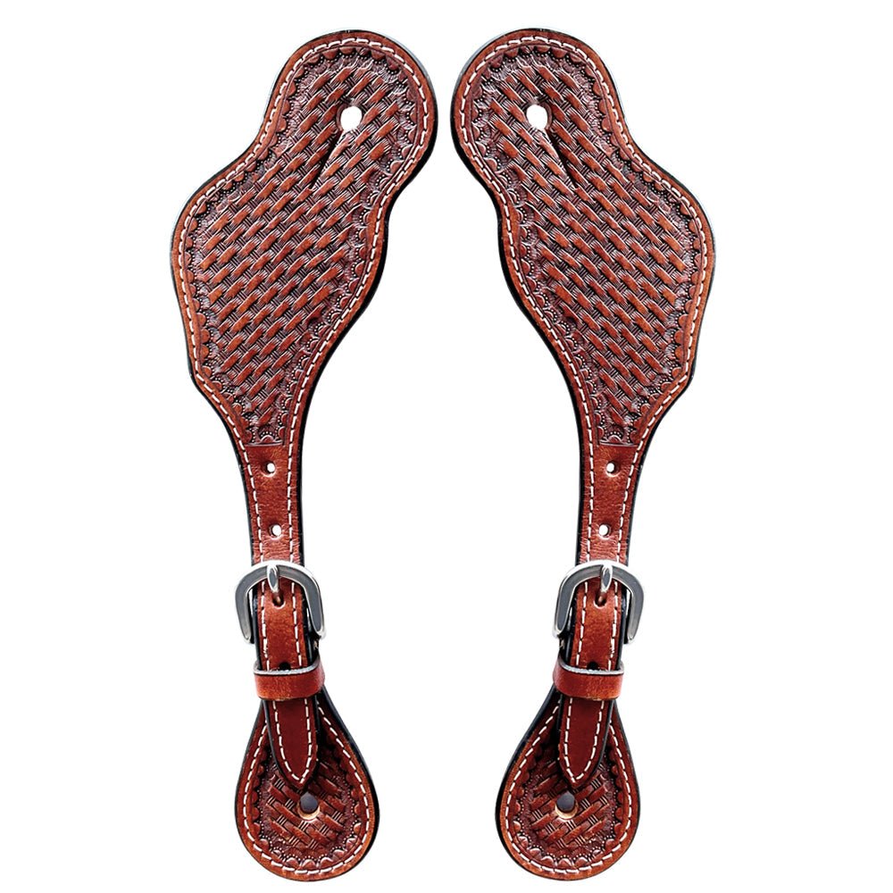 Durable Handcrafted PremiumLeather Spur Straps For Women Western Riding Show Rodeo