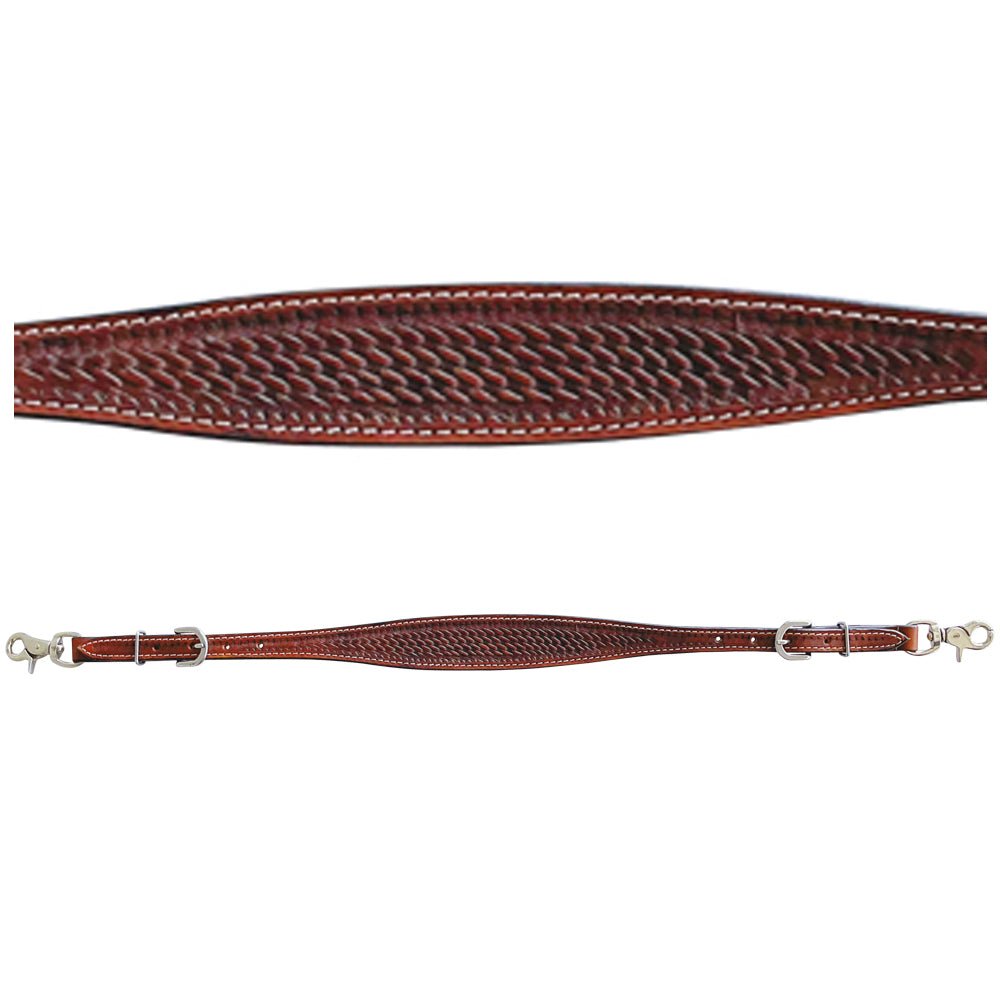 Bar H Equine Genuine Western American Leather Horse Premium Headstall &amp; Breast Collar Set