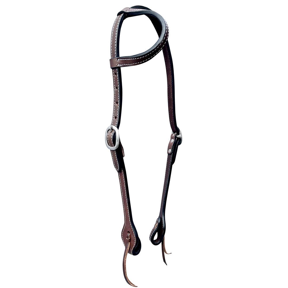 Bar H Equine Genuine Western American Leather Horse Premium Headstall &amp; Breast Collar Set