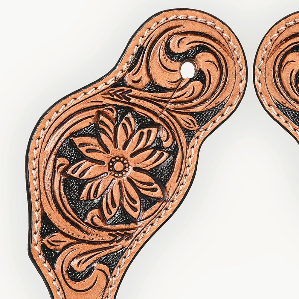 Durable Handcrafted PremiumLeather Spur Straps For Women Western Riding Show Rodeo