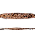 Bar H Equine Genuine Western American Leather Horse Premium Headstall & Breast Collar Set