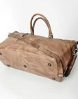 Never Mind Nmbg136A Duffel Vintage Handmade Genuine Cowhide Leather Women Bag Western Handbag Purse