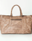 Never Mind Nmbg136A Duffel Vintage Handmade Genuine Cowhide Leather Women Bag Western Handbag Purse