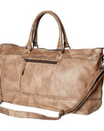 Never Mind Nmbg136A Duffel Vintage Handmade Genuine Cowhide Leather Women Bag Western Handbag Purse