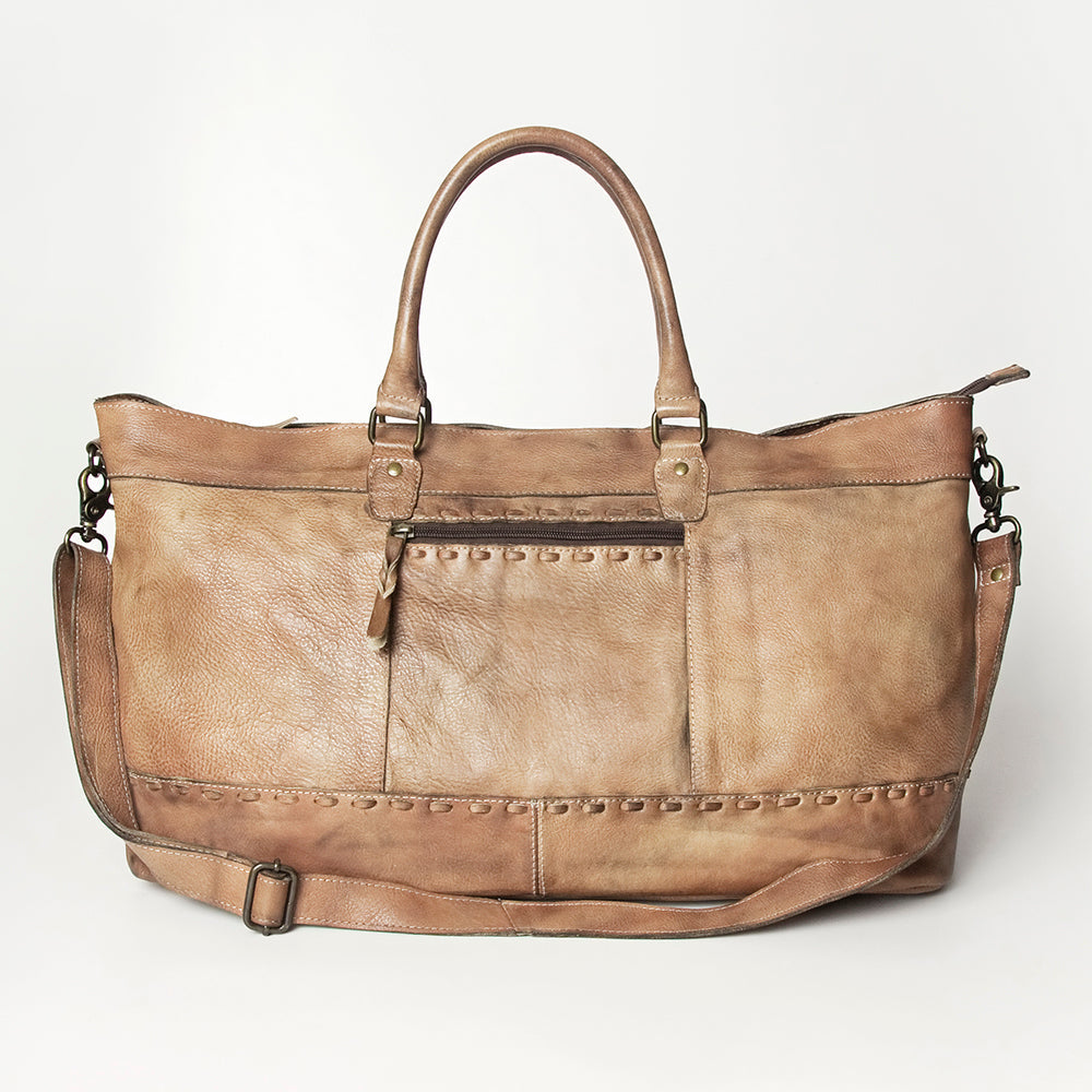 Never Mind Nmbg136B Duffel Vintage Handmade Genuine Cowhide Leather Women Bag Western Handbag Purse