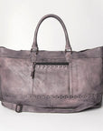 Never Mind Nmbg136E Duffel Vintage Handmade Genuine Cowhide Leather Women Bag Western Handbag Purse