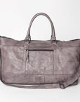 Never Mind Nmbg136E Duffel Vintage Handmade Genuine Cowhide Leather Women Bag Western Handbag Purse
