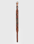 HILASON Western Style Beaded American Leather Pet Dog Collar