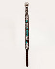 HILASON Western Genuine Leather Heavy Duty Hand Painted Dog Collar