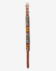 HILASON Western Genuine Leather Heavy Duty Hand Painted Dog Collar