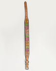 HILASON Western Genuine Leather Heavy Duty Hand Painted Dog Collar