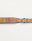 HILASON Western Genuine Leather Heavy Duty Hand Painted Dog Collar