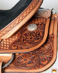 Western Horse Saddle American Leather Ranch Roping Cowboy Hilason