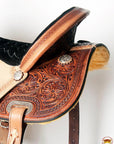 Western Horse Barrel Racing Saddle Trail Pleasure American Leather Hilason